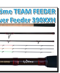 Felszerelésünk:  By Döme TEAM FEEDER Power Fighter River Feeder 390XXH - by Döme Gábor