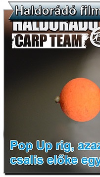 Videó ajánló: Bojlis végszerelékek, kötések a Haldorádó Carp Team-től 7. rész - Pop Up rig
