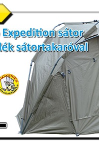 Sátrak, ernyők: CARP ZOOM Carp Expedition sátor 2 személyes ajándék sátortakaróval