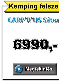 Kemping felszerelések és kiegészítők: CARP’R’US Sátortűzhely