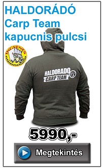 HALDORÁDÓ Carp Team kapucnis pulcsi