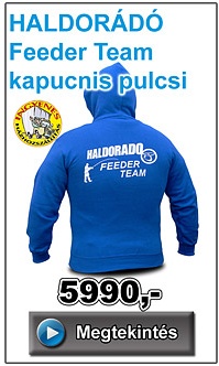 HALDORÁDÓ Feeder Team kapucnis pulcsi