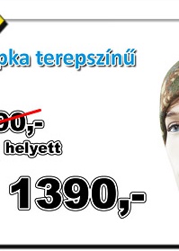 Kiegészítők: ENERGOTEAM Sapka terepszínű
