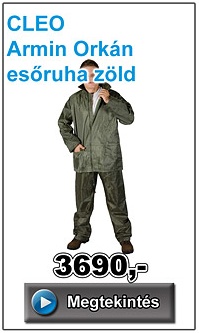 CLEO Armin Orkán esőruha zöld