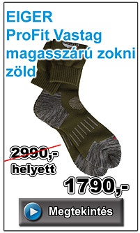 EIGER ProFit Vastag magasszárú zokni zöld