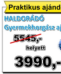 HALDORÁDÓ Gyermekhorgász ajándékcsomag