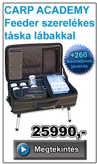 CARP ACADEMY Feeder szerelékes táska lábakkal