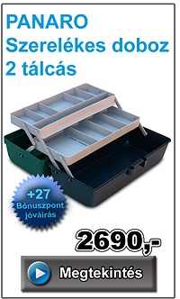 PANARO Szerelékes doboz 2 tálcás