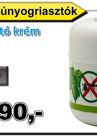 Tradicionális szúnyogriasztók:  SZUKU Rovarriasztó krém