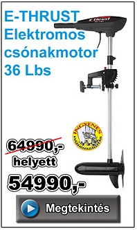 E-THRUST Elektromos csónakmotor 36 Lbs